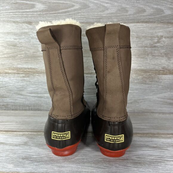 Sperry X Women’s JCrew Top-Sider Tall Shearwater Boots Size 10 M - Picture 7 of 12